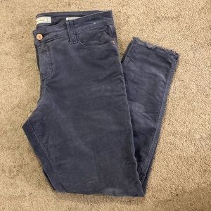 Abercrombie & Fitch Navy Corduroy Pants